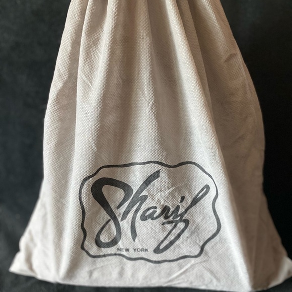 Vintage Sharif Crossbody Black Leather & Quality ribbed Fabric. Zippered pocket - Picture 13 of 13